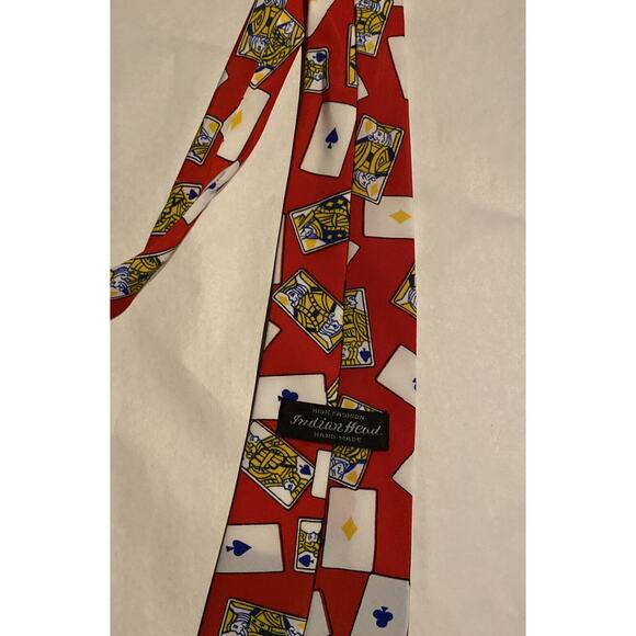 Vintage Neck Tie Indian Head Brand. Vegas cards. - Picture 8 of 8